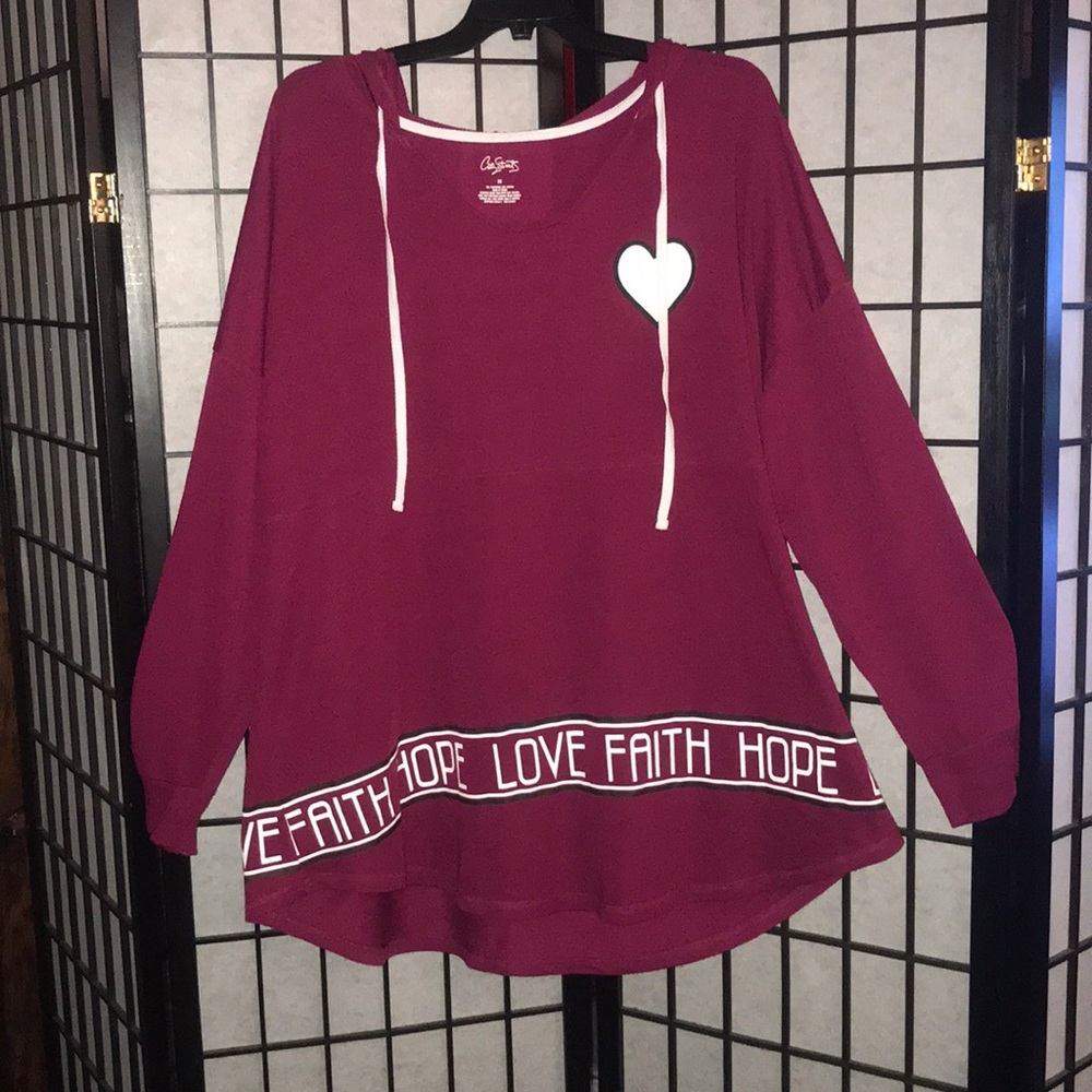 💥PLUS SIZE💥 “Love,Hope” Long sleeve Shirt